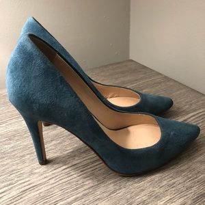 Barney’s New York Co-Op Blue Suede Pumps size 36.5